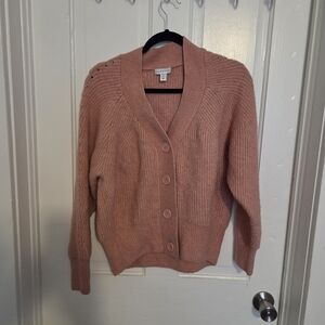 Topshop Blush Pink Cardigan Sweater